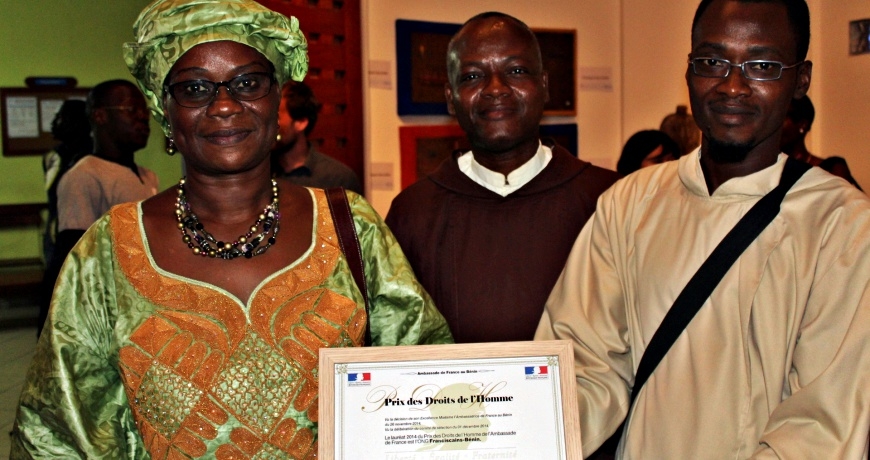 La ONG “Franiscains Bénin” recibió el Premio de los Derechos Humanos