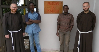 I primi postulanti nel Gabon